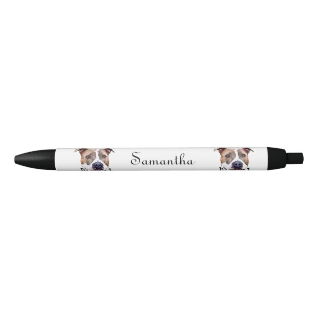 Pitbull dog personalized pen (Front)