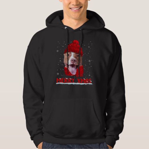 Pitbull Dog Ph Merry Christmas Pitbull Xmas Dog Co Hoodie