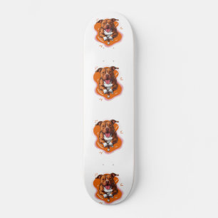 Pitbull Dog Skateboard