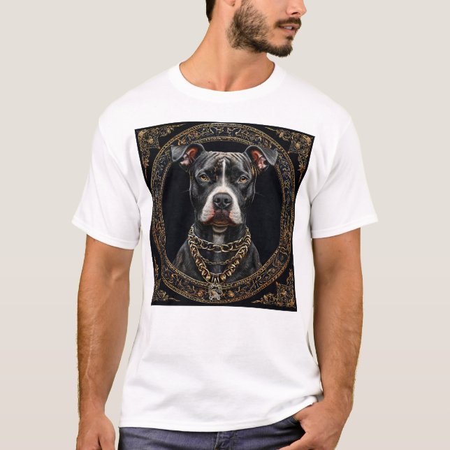 Pitbull dog T-Shirt (Front)