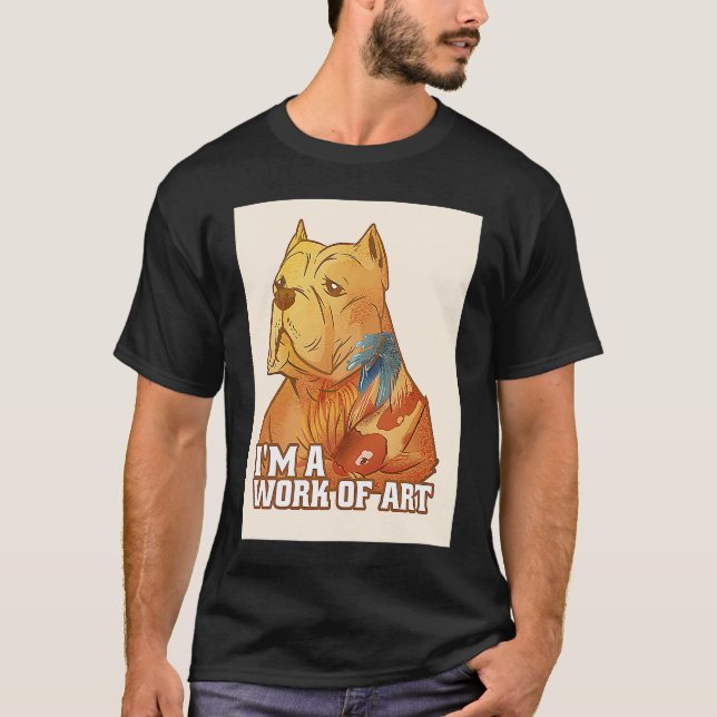 Pitbull Dog T-Shirt (Front)