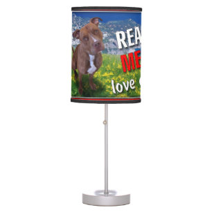 Pitbull Dog Table Lamp