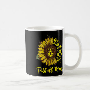 Pitbull Dog Tattoo I Love Mom Tattooed Lover Mothe Coffee Mug