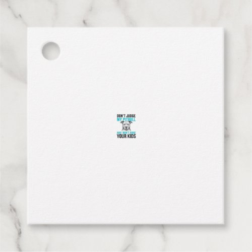 Pitbull Funny Quote Vintage Engraving Dog Design_1 Favor Tags
