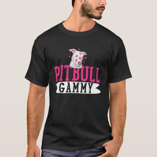 Pitbull Gammy Pit Bull Terrier Dog Pibble Owner Mo T_Shirt