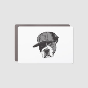 Pitbull Gangster Car Magnet