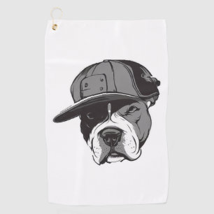 Pitbull Gangster Golf Towel