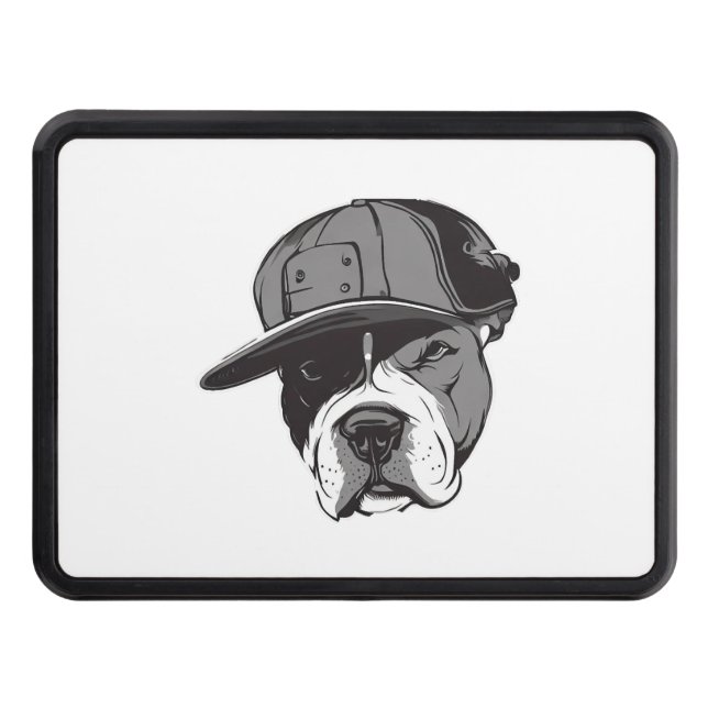 Pitbull Gangster Hitch Cover (Front)