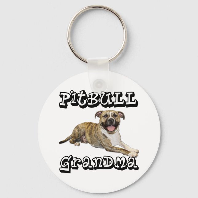PitBull Grandma - Tigger Keychain (Front)