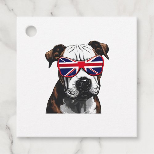 Pitbull Great Britain Favor Tags