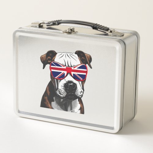 Pitbull Great Britain Metal Lunch Box