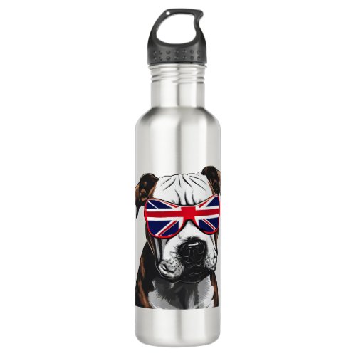 Pitbull Great Britain Stainless Steel Water Bottle