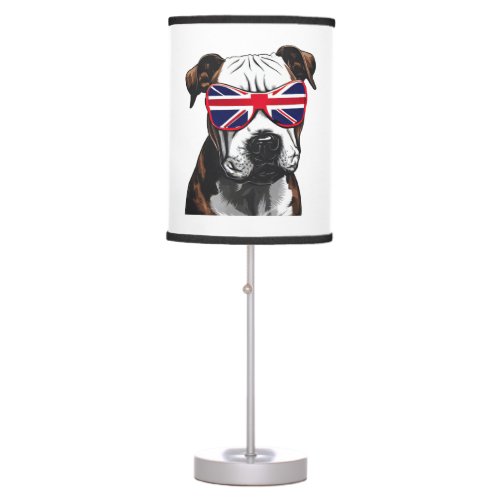 Pitbull Great Britain Table Lamp