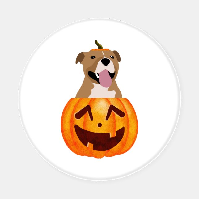 Pitbull Halloween   Coaster Set (Single)