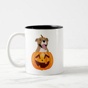 Pitbull Halloween Coffee Mug