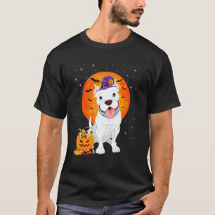 Pitbull Halloween Costume Pumpkin Pitbull T-Shirt