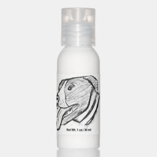 pitbull hand drawn photo dog animal lover lotion