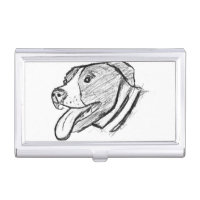pitbull hand drawn photo dog animal lover poster