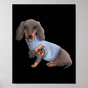 Pitbull I Love Mom Tattoo Dog Funny Mothers Day Gi Poster