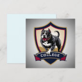 Pitbull in college: Logo (Front/Back)