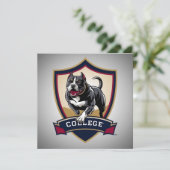 Pitbull in college: Logo (Standing Front)