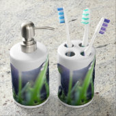 Pitbull in the Grass Bath Set (Front)