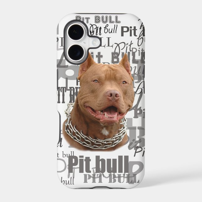 Pitbull Iphone Case (Back)