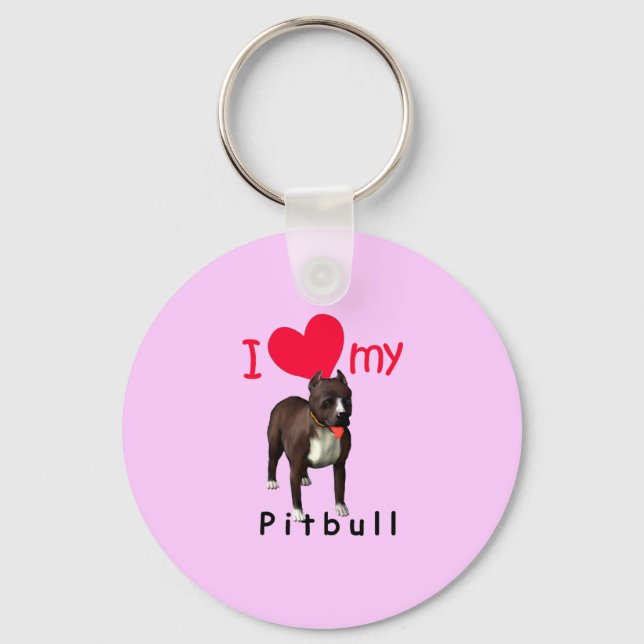 Pitbull Keychain (Front)
