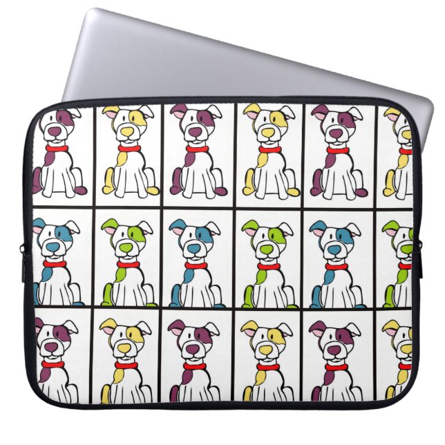 Pitbull Laptop Sleeve (Front)