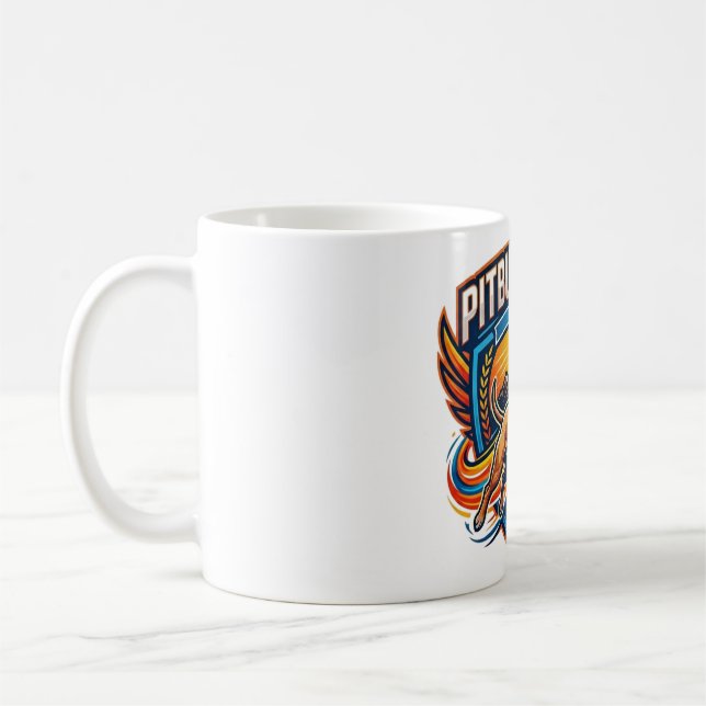 Pitbull Lions Crest Adventure Coffee Mug (Left)