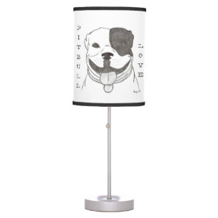 Pitbull Love Lamp