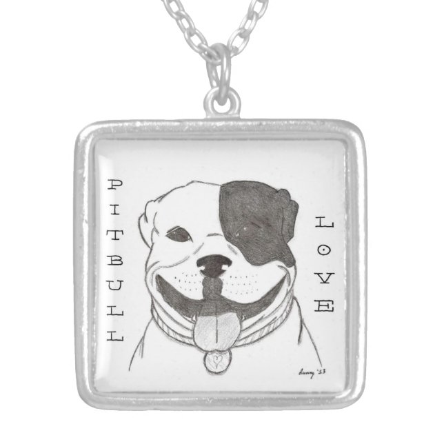 Pitbull Love Necklace (Front)