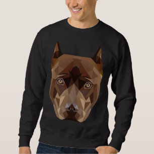 Pitbull Low Poly Sweatshirt