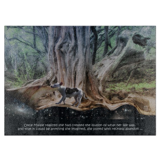 Pitbull Maisie Cutting Board (Front)