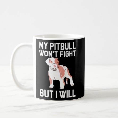 Pitbull Mama Pittie Cute Dog Owner Floral Flowers  Coffee Mug