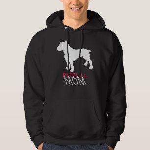 Pitbull Mom  51 Hoodie