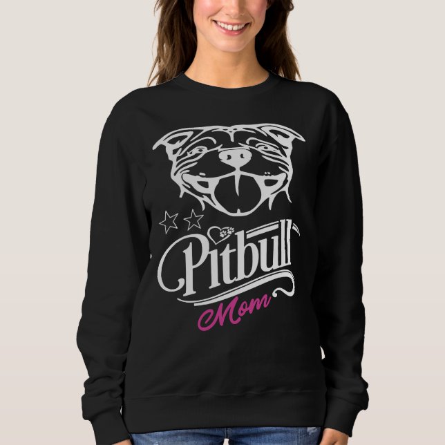 Pitbull Mom 82 Sweatshirt (Front)