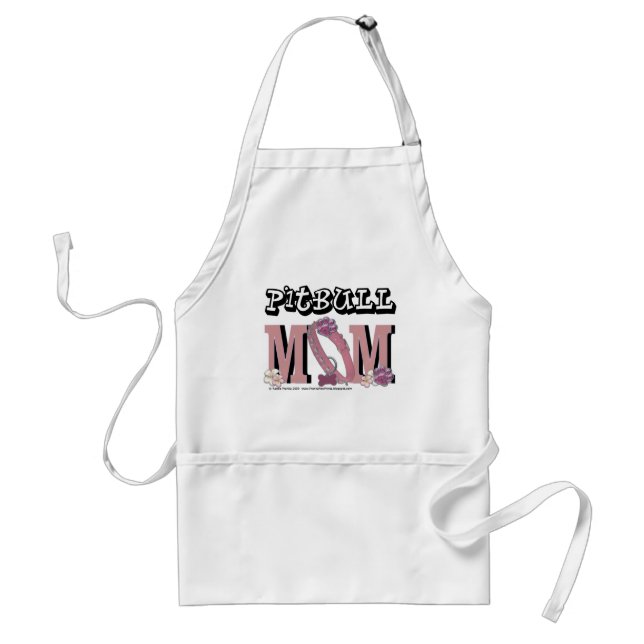 Pitbull MOM Adult Apron (Front)