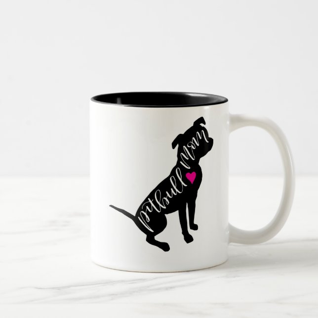 Pitbull Mom coffee mug (Right)
