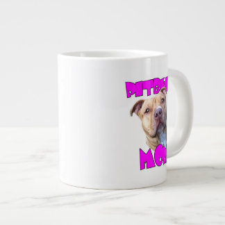 Pitbull Mom Dog Large Coffee Mug