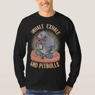 Pitbull Mom For Yoga Lovers T-Shirt