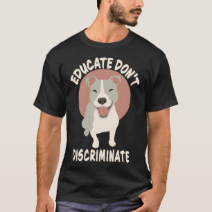 Pitbull Mom Pit Bull Dad Pittie Dog Lover Puppy Re T-Shirt