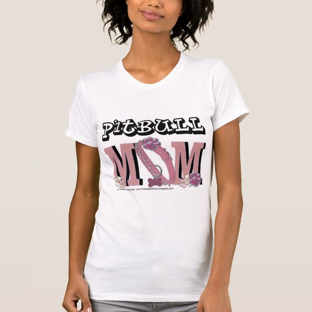 Pitbull MOM T-Shirt (Front)