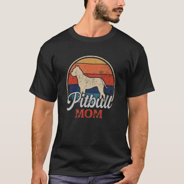 Pitbull Mom T-Shirt (Front)