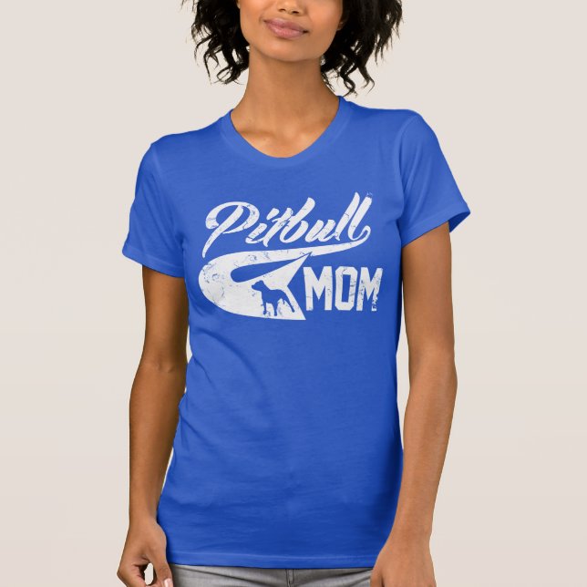Pitbull Mom T-Shirt (Front)