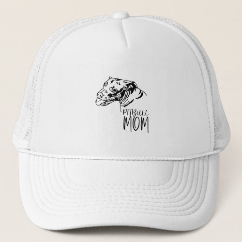 Pitbull Mom Trucker Hat