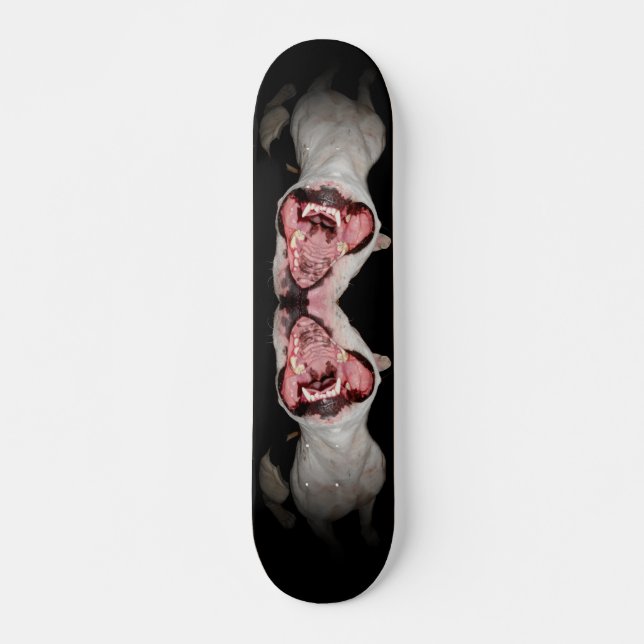 Pitbull Mouth Skateboard Deck (Front)