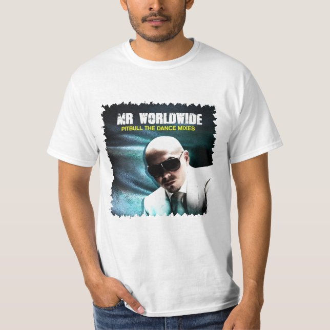 pitbull mr worldwide concert T-Shirt (Front)