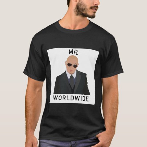 Pitbull Mr Worldwide Greeting Card T_Shirt