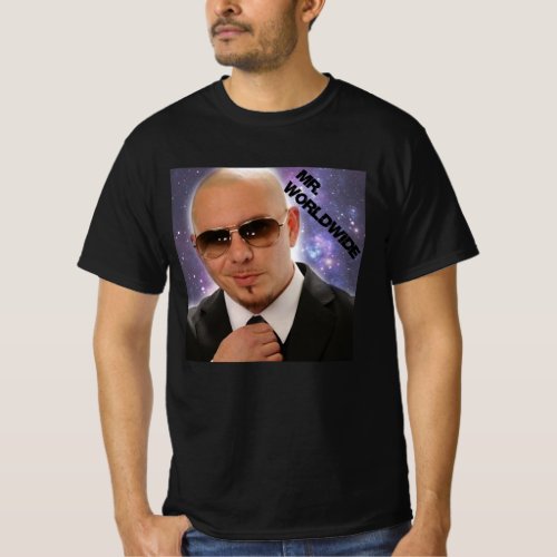 pitbull Mr Worldwide T_Shirt